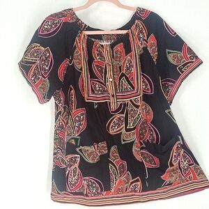 Stunning 100% Cotton Top from Koi by Kathy Peterson
